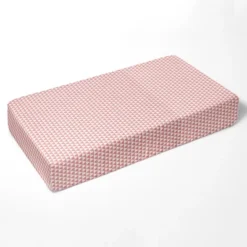 Bacati - Olivia Triangles Coral Muslin 3 Pc Toddler Bed Sheet Set -Graco Sales GUEST c7c0c852 b631 45c3 b29a 1af5ae096890