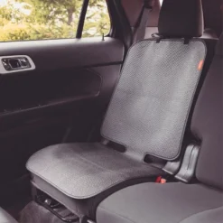 Diono Grip It Car Seat Protector 2-Pack For Car Seat, Crash Tested, Anti Slip, Water Resistant, Black