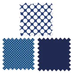 Bacati - MixNMatch Blue Dots 3 Layer Crib/Toddler Ruffles/skirt -Graco Sales GUEST c89ff890 3d72 4082 8afc d547fe973267