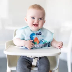 Bumkins Hangry Dinosaurs Blue Tropics Bib - 3pk -Graco Sales GUEST ca8f39d5 371a 4ee6 be62 d92356c3d98e