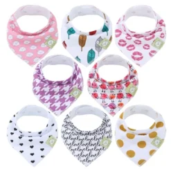 8pk Organic Baby Bandana Bibs, Baby Drool Bibs For Baby Boy, Girl, Baby Bibs For Infant, Newborn 31 8pk Organic Baby Bandana Bibs, Baby Drool Bibs For Baby Boy, Girl, Baby Bibs For Infant, Newborn -Graco Sales GUEST cadae9d0 b916 4f02 ba00 4ee8e181ebd2