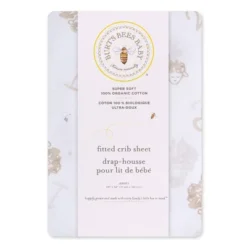 Burt's Bees Baby Burt's Bees Baby® Organic Jersey Fitted Crib Sheet - Counting Sheep