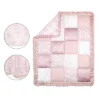 The Peanutshell Elegant Grace Baby Crib Bedding Set - Pink/Gold - 4pc