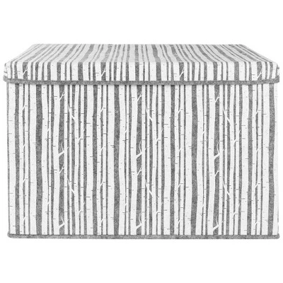 Sammy & Lou Printed Felt Toy Chest - Birch 4 Sammy & Lou Printed Felt Toy Chest - Birch - Image 2