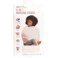 Milkmakers Multi-Use 5-in-1 Nursing Cover - Pale Peach -Graco Sales GUEST d65d199f 268a 4f6f 96fb 28e836d7f058