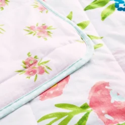 Jersey Knit Reversible Baby Blanket Floral - Cloud Island™ - White -Graco Sales GUEST d68bc9ba 9ab0 4274 b3da 760c01f3e8d0