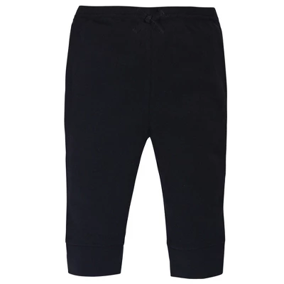 Touched By Nature Baby And Toddler Girl Organic Cotton Pants 4pk, Pink Burgundy 7 Touched By Nature Baby And Toddler Girl Organic Cotton Pants 4pk, Pink Burgundy - Image 5