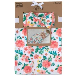 Baby Essentials Rose Floral Swaddle Blanket -Graco Sales GUEST d7e5c3d2 ad2a 4d2c bca7 1eba1553f02e