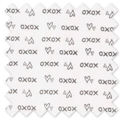 Bacati - Love Gray 3 Pc Toddler Bed Sheet Set -Graco Sales GUEST d90ca876 6214 41ea 9059 f6e58e4a1011