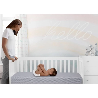 Simmons Kids' Soothing Nights Breathable Baby Crib Mattress And Toddler Mattress With Machine Washable Cover - Greenguard Gold Certified 3 Simmons Kids' Soothing Nights Breathable Baby Crib Mattress And Toddler Mattress With Machine Washable Cover - Greenguard Gold Certified