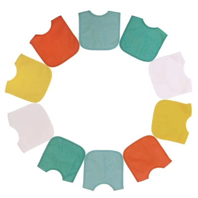 Neat Solutions Water-Resistant Lined Infant Bib Set - Neutral Bright - 10pk 13 Neat Solutions Water-Resistant Lined Infant Bib Set - Neutral Bright - 10pk - Image 11