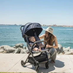 Inglesina Quid Baby Stroller - Ultra-Compact & Folding, Large Canopy, Travel-Friendly Fits In Airplane Overhead - Age 3 Months To 50 Lbs, College Navy -Graco Sales GUEST d94fdfb2 6c4a 4613 8b53 0b1eb69b7a71