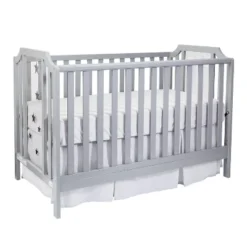 Suite Bebe Celeste Bundle Crib And Toddler Guard Rail - Light Gray