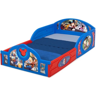 Disney Mickey Mouse Plastic Sleep And Play Toddler Bed With Attached Guardrails - Delta Children 4 Disney Mickey Mouse Plastic Sleep And Play Toddler Bed With Attached Guardrails - Delta Children - Image 2