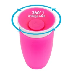 Munchkin Nibbles & Giggles Toddler Miracle Cup And Snack Catcher Feeding Gift Set - Pink - 10oz -Graco Sales GUEST daccb351 c574 4023 aeb3 3765c529c572