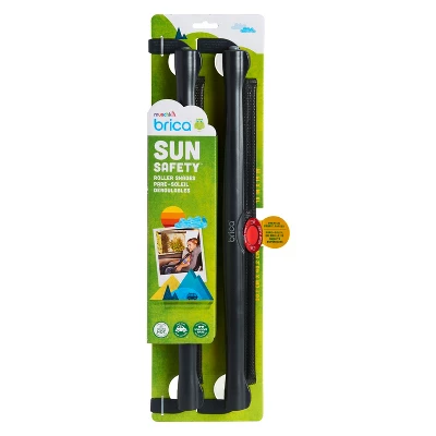Munchkin Brica Sun Safety Car Window Rollershade With Heat Alert - Black 2pk 8 Munchkin Brica Sun Safety Car Window Rollershade With Heat Alert - Black 2pk - Image 6