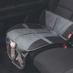 Diono Super Mat Car Seat Protector For Infant Car Seat, Booster Seat, Pets, Water Resistant, Gray