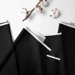 Bacati - Solid Crib/Toddler Bed Skirt - Black -Graco Sales GUEST de98885e 57aa 4a31 9eed 006e13e84547