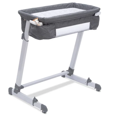 Simmons Kids' By The Bed City Sleeper Bassinet - Gray Tweed 5 Simmons Kids' By The Bed City Sleeper Bassinet - Gray Tweed - Image 3