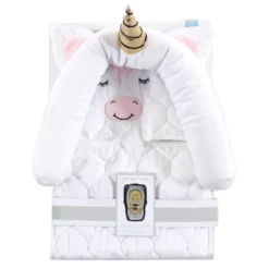 Hudson Baby Infant Girl Car Seat Insert, Unicorn, One Size