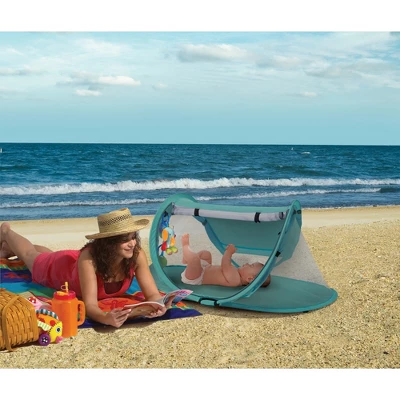 KidCo PeaPod Camp Lightweight Pop Up Child Portable Travel Bed Tent Extension With Retractable Sun Shade, Storage Pocket, And Carry Bag 5 KidCo PeaPod Camp Lightweight Pop Up Child Portable Travel Bed Tent Extension With Retractable Sun Shade, Storage Pocket, And Carry Bag - Image 3