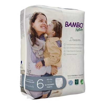 Bambo Nature Dream Toddler Toddler Training Pants Size 6 Over 40 Lbs. 1000016931, 57 Ct 4 Bambo Nature Dream Toddler Toddler Training Pants Size 6 Over 40 Lbs. 1000016931, 57 Ct - Image 2