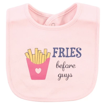 Hudson Baby Infant Girl Cotton Bibs, Food Puns Girl, One Size 11 Hudson Baby Infant Girl Cotton Bibs, Food Puns Girl, One Size - Image 9
