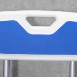 HOMCOM EVA Padded Shower Chair With Arms And Back, Bath Seat With Adjustable Height, Anti-slip Shower Bench For Seniors, Disabled, Tool-Free Assembly -Graco Sales GUEST e296ba40 f49a 492c 9096 b70e5c2166ec