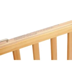 L.A. Baby Mini/Portable Non-folding Wooden Window Crib With Safety Gate - Beige -Graco Sales GUEST e3689aed 077d 44c1 b648 04f78ab9f2c8