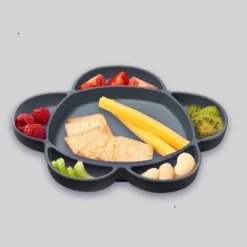 Grabease Silicone Suction Plate, Baby & Toddler Self-Feeding, 6-Section Dish With Stay-Put Grip, BPA And Phthalates-Free -Graco Sales GUEST e470ec10 63f2 4bdd b301 9027bd7412fc
