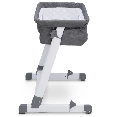 Simmons Kids' By The Bed City Sleeper Bassinet - Gray Tweed 7 Simmons Kids' By The Bed City Sleeper Bassinet - Gray Tweed - Image 5