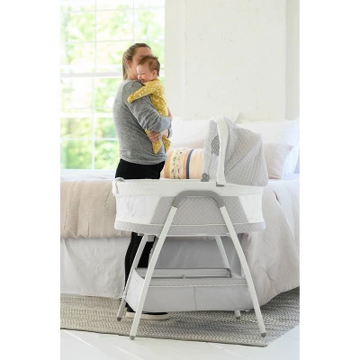 TruBliss Journey 2-in-1 Bassinet - Light Gray 9 TruBliss Journey 2-in-1 Bassinet - Light Gray - Image 7