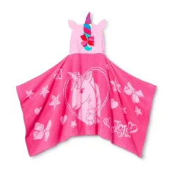 JoJo Siwa Unicorn Hooded Bath Towel Pink -Graco Sales GUEST e524b25b 517d 44e6 b9f4 8c9da0200f5a