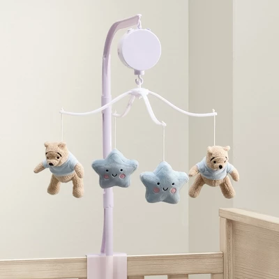 Bedtime Originals Starlight Pooh Musical Baby Crib Mobile - Blue, Animals 7 Bedtime Originals Starlight Pooh Musical Baby Crib Mobile - Blue, Animals - Image 5