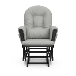 Storkcraft Hoop Glider And Ottoman - Black Frame/Light Gray Fabric -Graco Sales GUEST e620e22c 38cb 4636 86f3 ac54c3b45040
