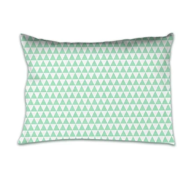 Bacati - Noah Triangles Mint Muslin 3 Pc Toddler Bed Sheet Set 6 Bacati - Noah Triangles Mint Muslin 3 Pc Toddler Bed Sheet Set - Image 4