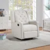 Suite Bebe Bryton Gliding Swivel Recliner Accent Chair - Tufted - Woven Gray Fabric -Graco Sales GUEST e9304095 8371 4709 8a3b f6fc5bde7eaa