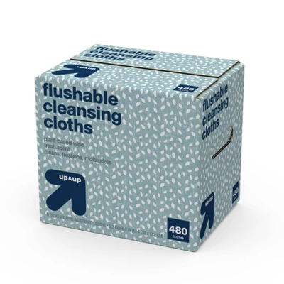 Flushable Cleaning Cloths - Fresh Scent - Up & Up™ 4 Flushable Cleaning Cloths - Fresh Scent - Up & Up™ - Image 2