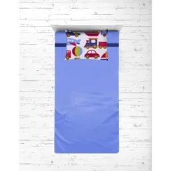 Bacati - Transportation Blue Navy Green Red Orange 4 Pc Toddler Bedding Set -Graco Sales GUEST ea4db08b 5674 4c9c b931 3c5f3c56038b
