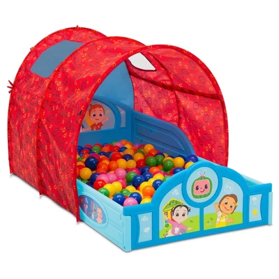 Delta Children CoComelon Sleep And Play Toddler Bed With Tent 7 Delta Children CoComelon Sleep And Play Toddler Bed With Tent - Image 5