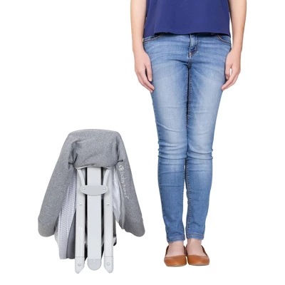 Baby Trend Quick-Fold 2-in-1 Rocking Portable Bassinet - Shadow Stone Gray 8 Baby Trend Quick-Fold 2-in-1 Rocking Portable Bassinet - Shadow Stone Gray - Image 6