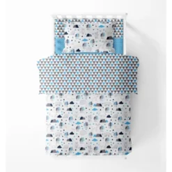 Bacati - Woodlands Aqua/Navy/Gray 4 Pc Toddler Bedding Set 12 Bacati - Woodlands Aqua/Navy/Gray 4 Pc Toddler Bedding Set -Graco Sales GUEST ebae83e7 9bc7 4bdd 8177 528a0881f6ce