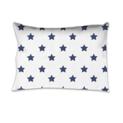 Bacati - Stars Navy Muslin 3 Pc Toddler Bed Sheet Set 100 Pecent Cotton -Graco Sales GUEST eccb37d7 545e 4920 9171 3b5080243e90