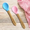 NutriChef 2 Pcs. Bamboo Spoons With Silicone Head For Kids -Graco Sales GUEST edb47097 5668 4b3c bcb9 98f590b9927e