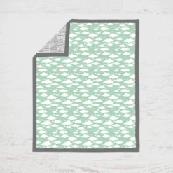 Bacati - Clouds In The City Mint/Gray 10 Pc Crib Bedding Set With 2 Crib Fitted Sheets 14 Bacati - Clouds In The City Mint/Gray 10 Pc Crib Bedding Set With 2 Crib Fitted Sheets -Graco Sales GUEST ee3bb527 df0f 497e a9fc d30eb0aad63f 1