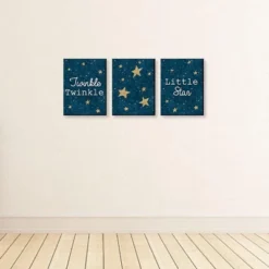 Big Dot Of Happiness Twinkle Twinkle Little Star - Baby Boy Nursery Wall Art & Kids Room Decorations - Gift Ideas - 7.5 X 10 Inches - Set Of 3 Prints -Graco Sales GUEST f28e861d b063 4d74 9fb9 e758e7d8482d