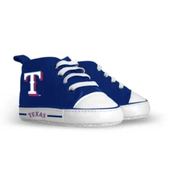 Baby Fanatic 2 Piece Bid And Shoes - MLB Texas Rangers - White Unisex Infant Apparel