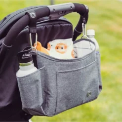 Diono Buggy Buddy XL Universal Stroller Organizer, Cup Holders, Secure Attachment, Zip Pockets, Gray -Graco Sales GUEST f41cbb05 4dd7 461b ac75 2009492e2293