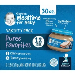 Gerber Meats Variety Pack Baby Meals - 30oz/12pk -Graco Sales GUEST f46c5757 fa54 4577 adf7 59d07259533d