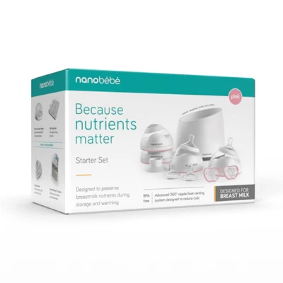 Nanobebe Baby Bottle Starter Set With Warmer & Pacifier 3 Nanobebe Baby Bottle Starter Set With Warmer & Pacifier